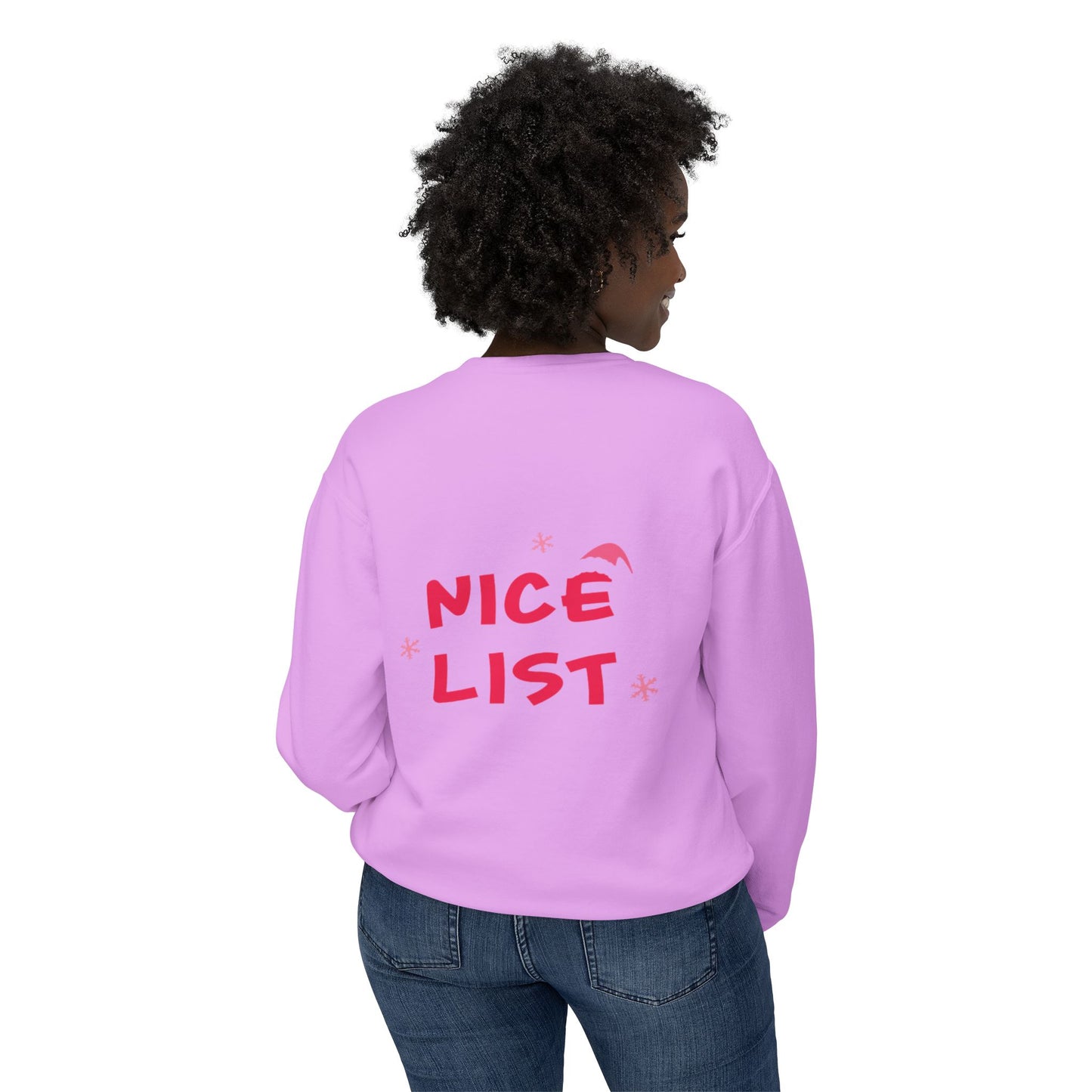 Nice list Unisex Lightweight Crewneck Sweatshirt