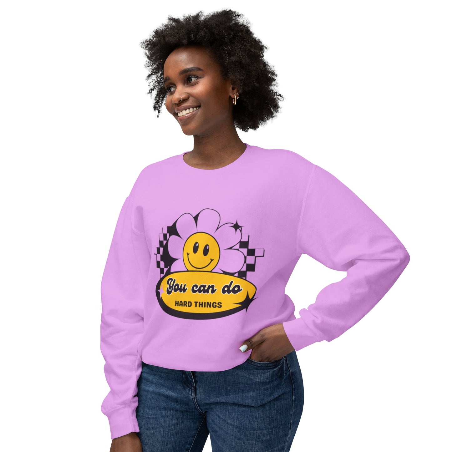 You can do hard things Crewneck Sweatshirt