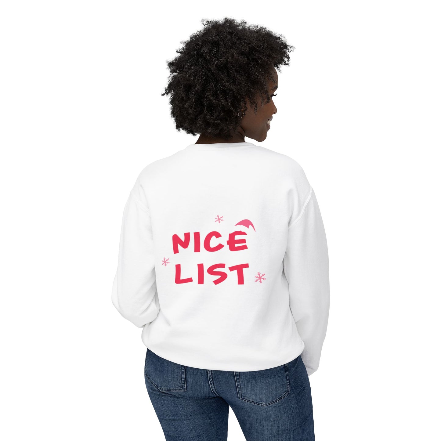 Nice list Unisex Lightweight Crewneck Sweatshirt