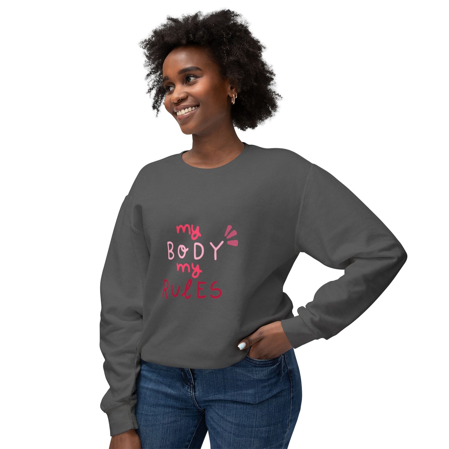 My body Unisex Lightweight Crewneck Sweatshirt