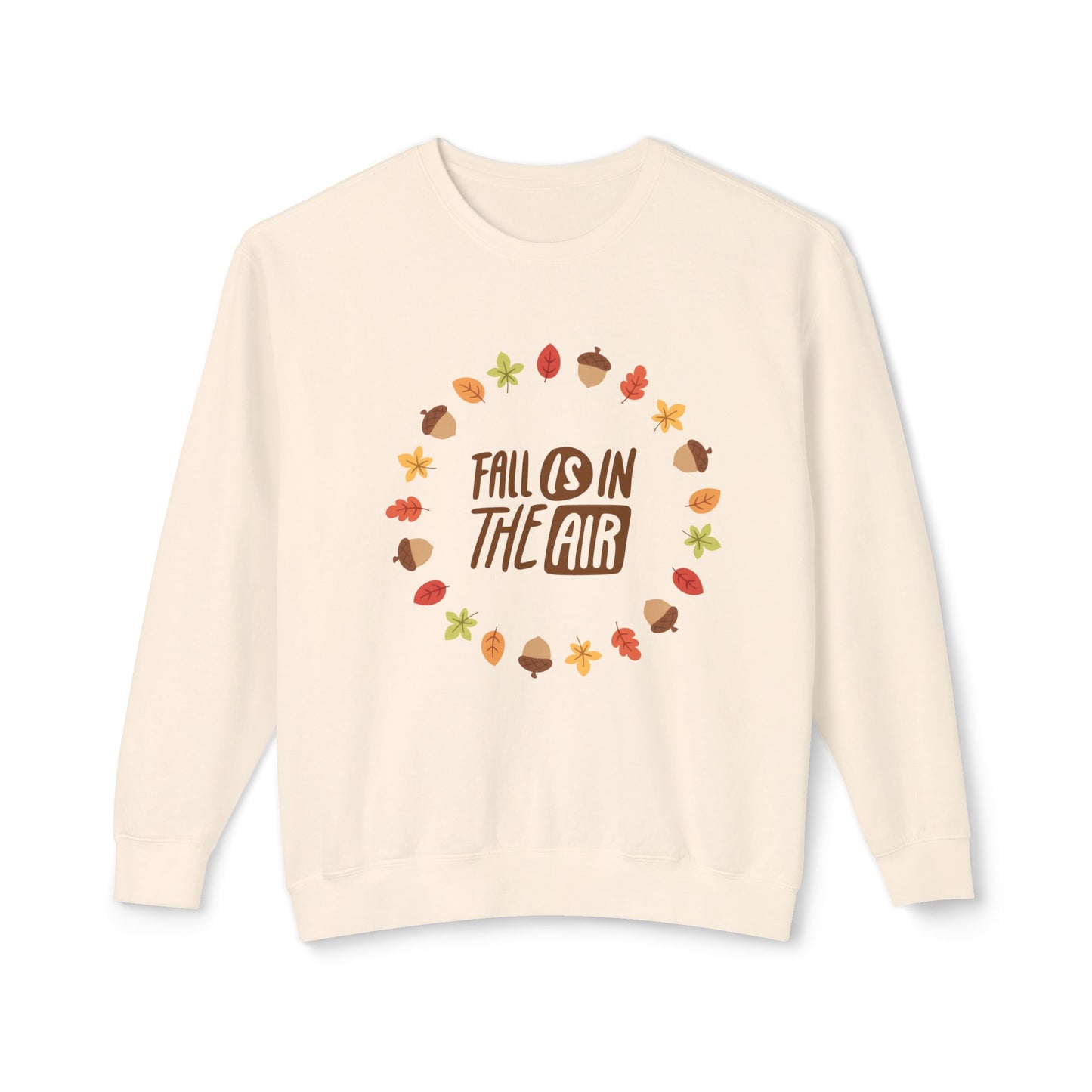 Fall is in the air Unisex Lightweight Crewneck Sweatshirt