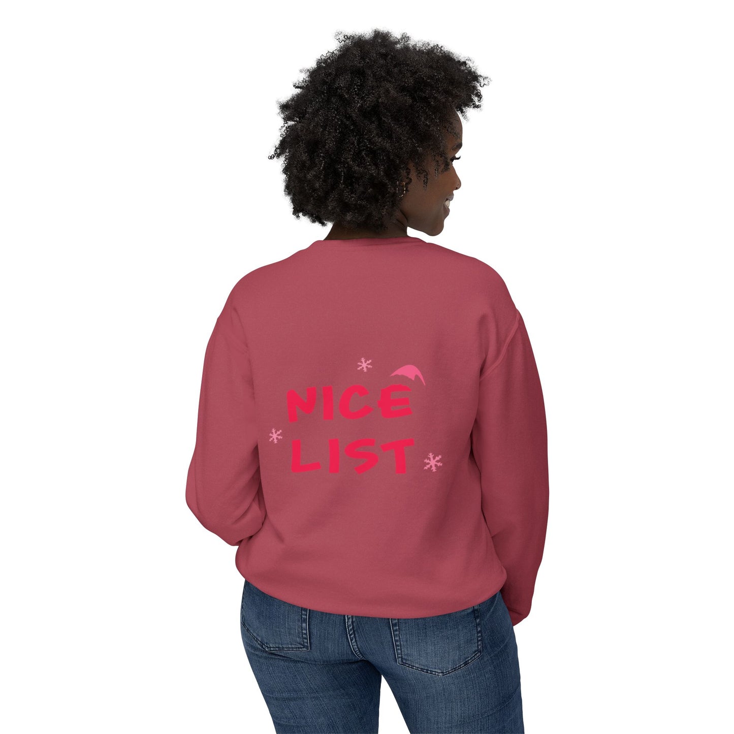 Nice list Unisex Lightweight Crewneck Sweatshirt