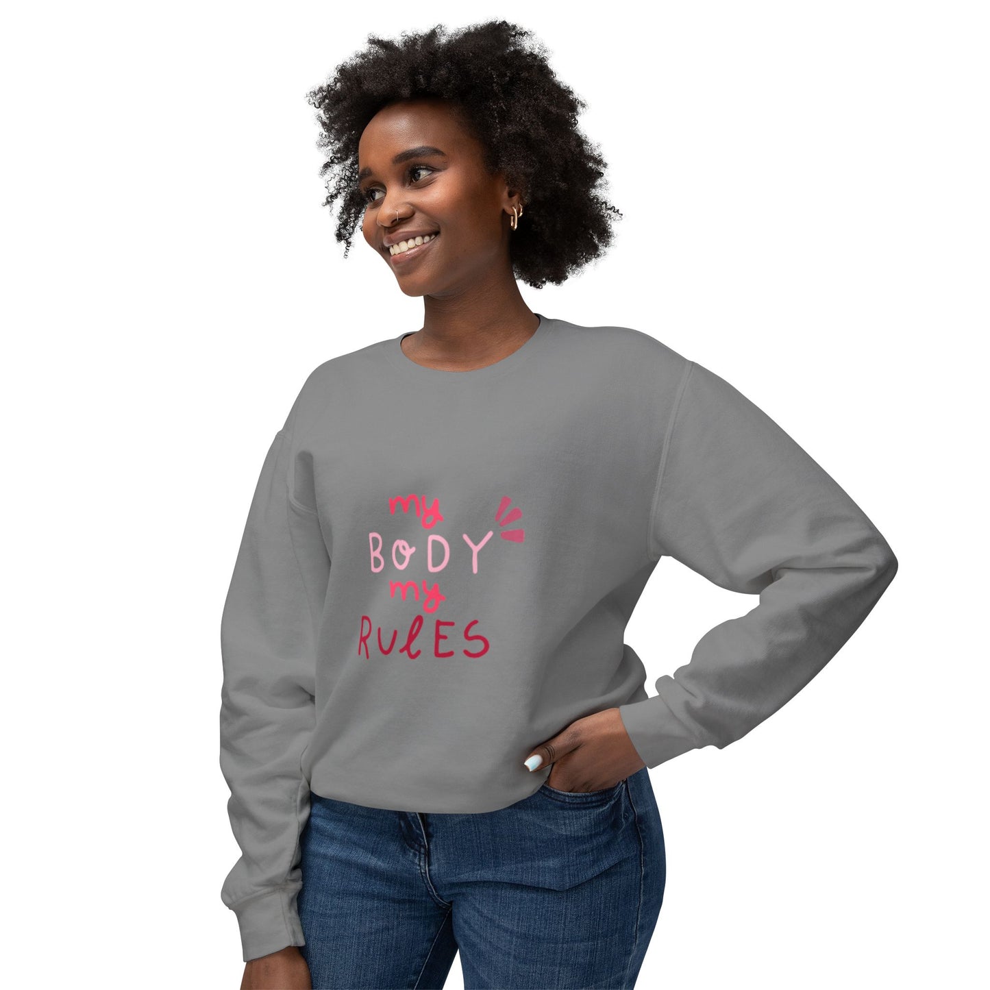 My body Unisex Lightweight Crewneck Sweatshirt