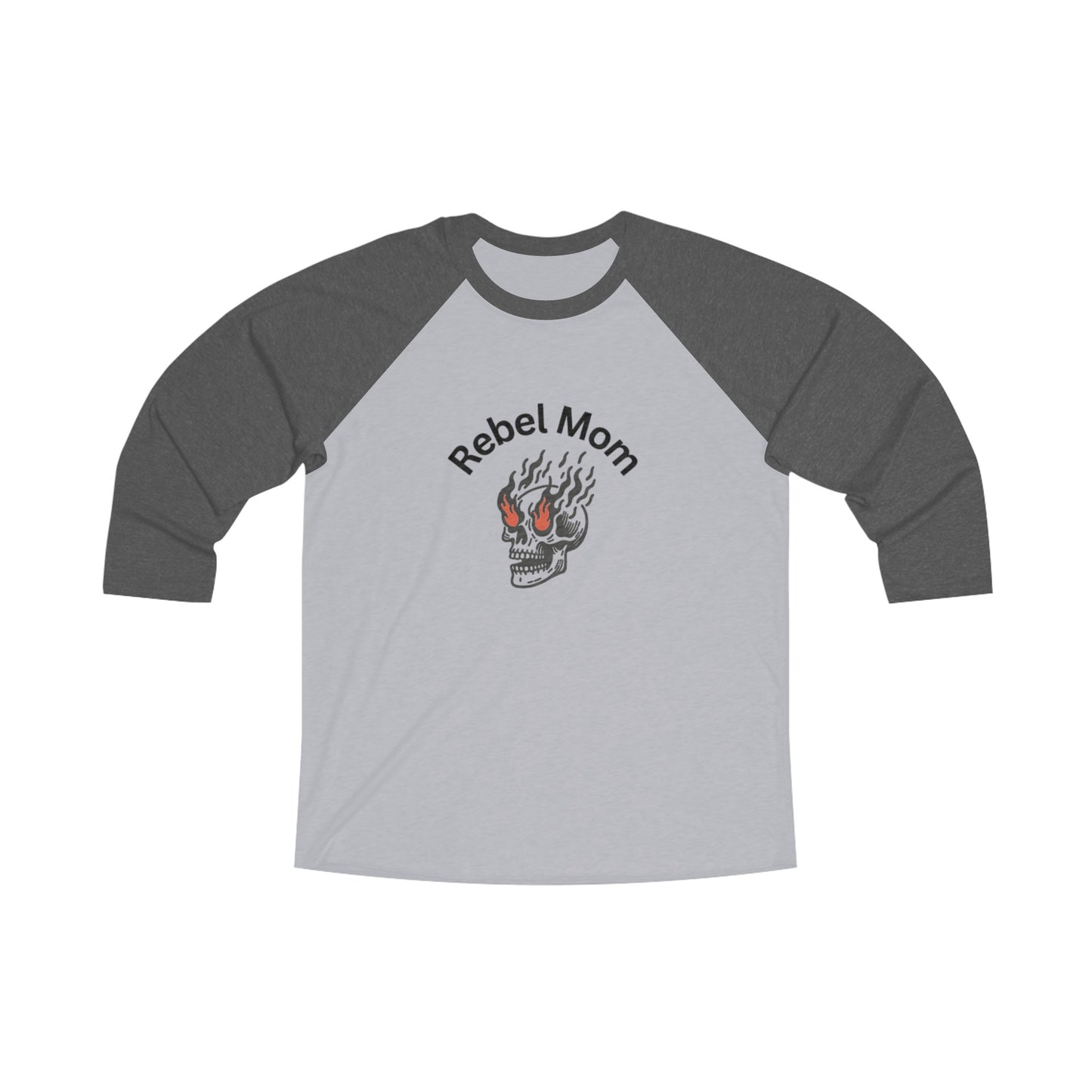 Rebel mom Unisex Tri-Blend 3\4 Raglan Tee