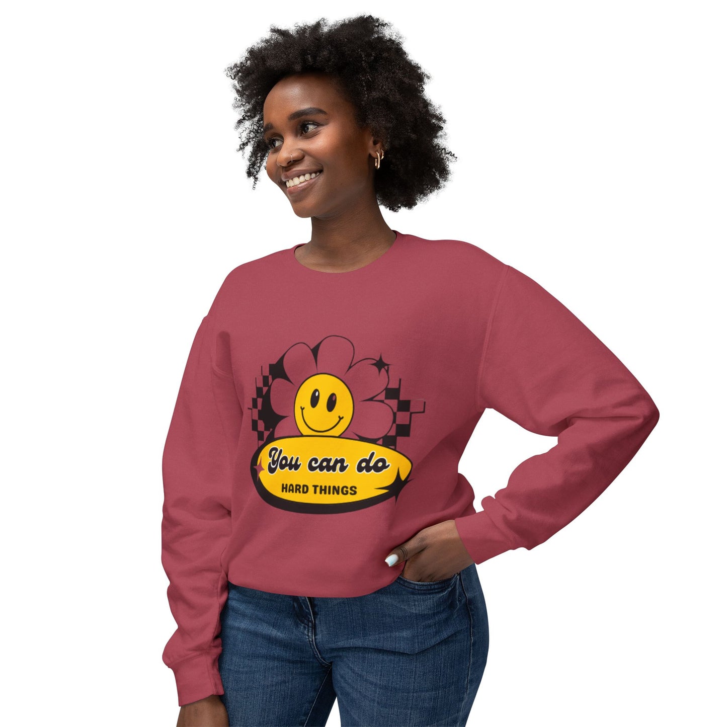 You can do hard things Crewneck Sweatshirt