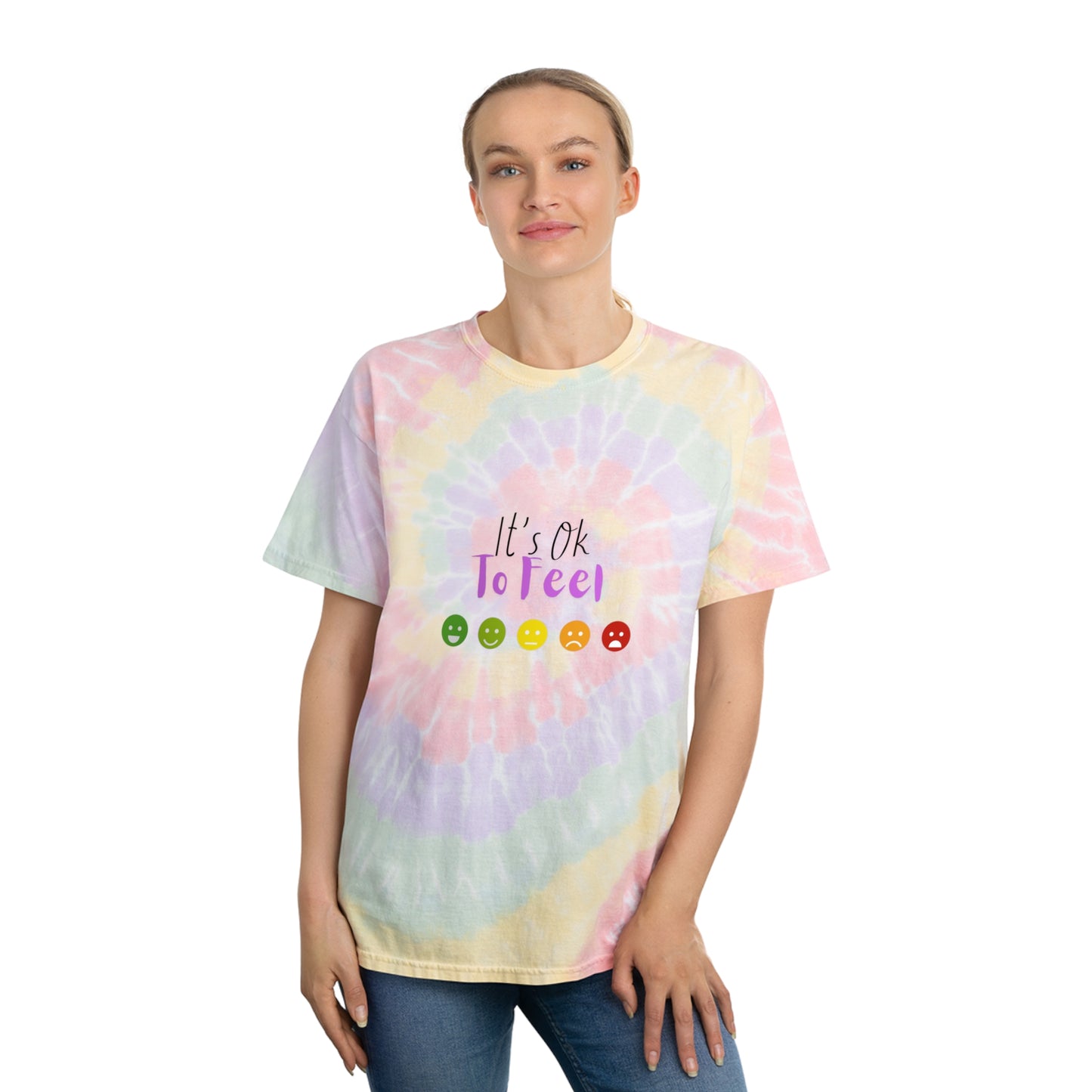 It's ok to feel-Dye Tee, Spiral