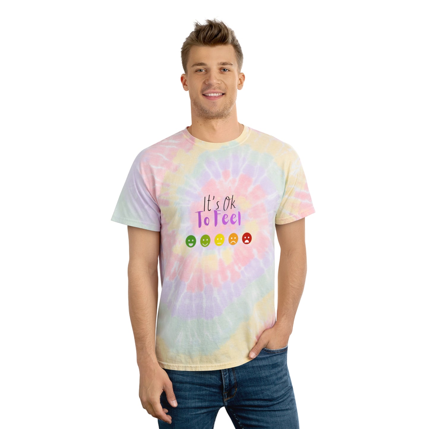 It's ok to feel-Dye Tee, Spiral