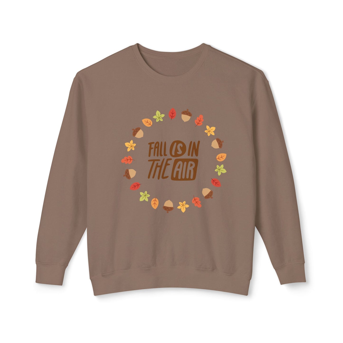 Fall is in the air Unisex Lightweight Crewneck Sweatshirt