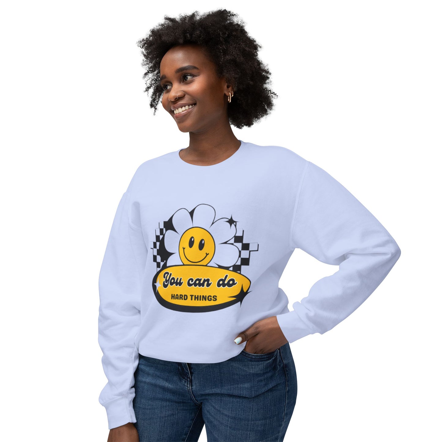 You can do hard things Crewneck Sweatshirt