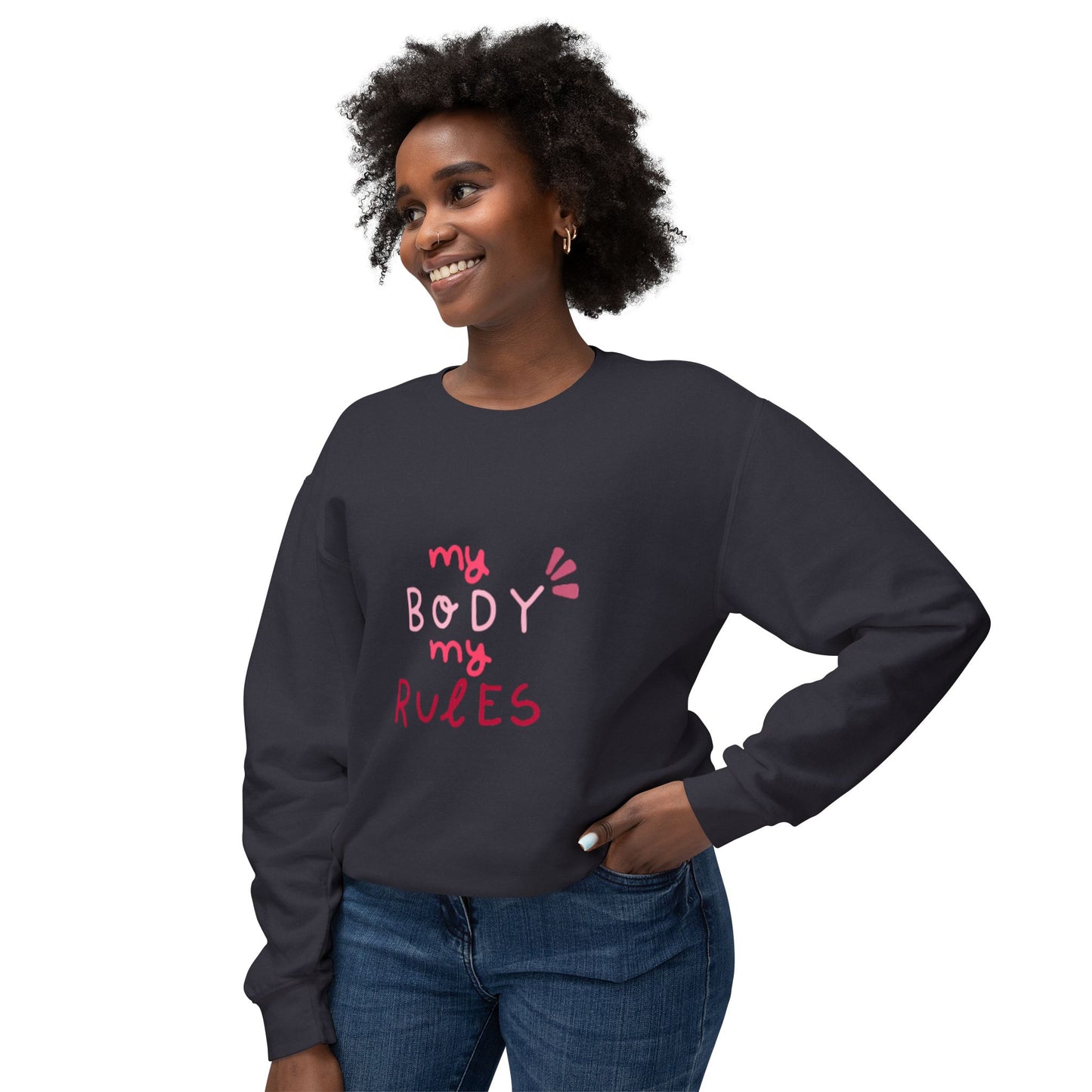 My body Unisex Lightweight Crewneck Sweatshirt