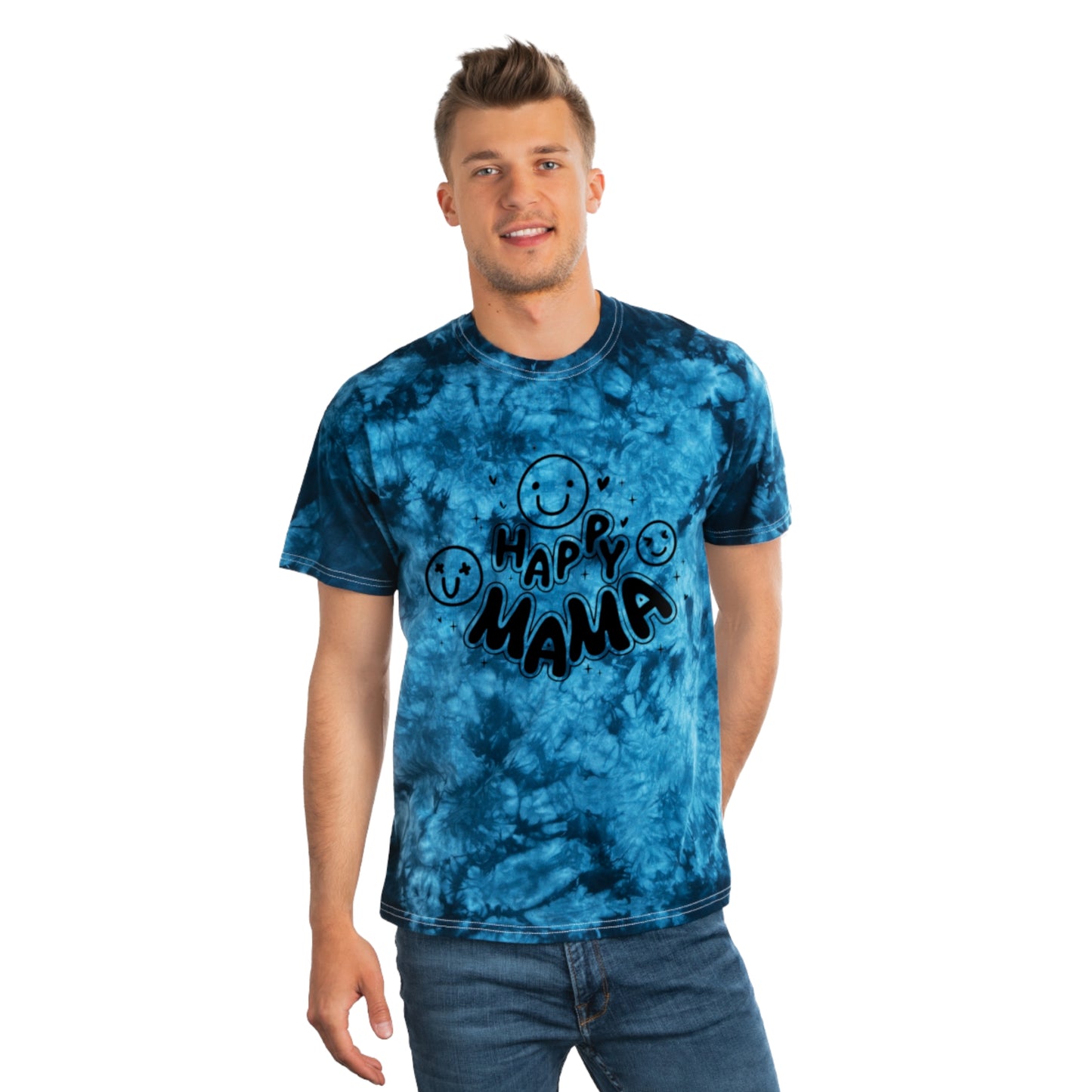 Happy mamaTie-Dye Tee, Crystal