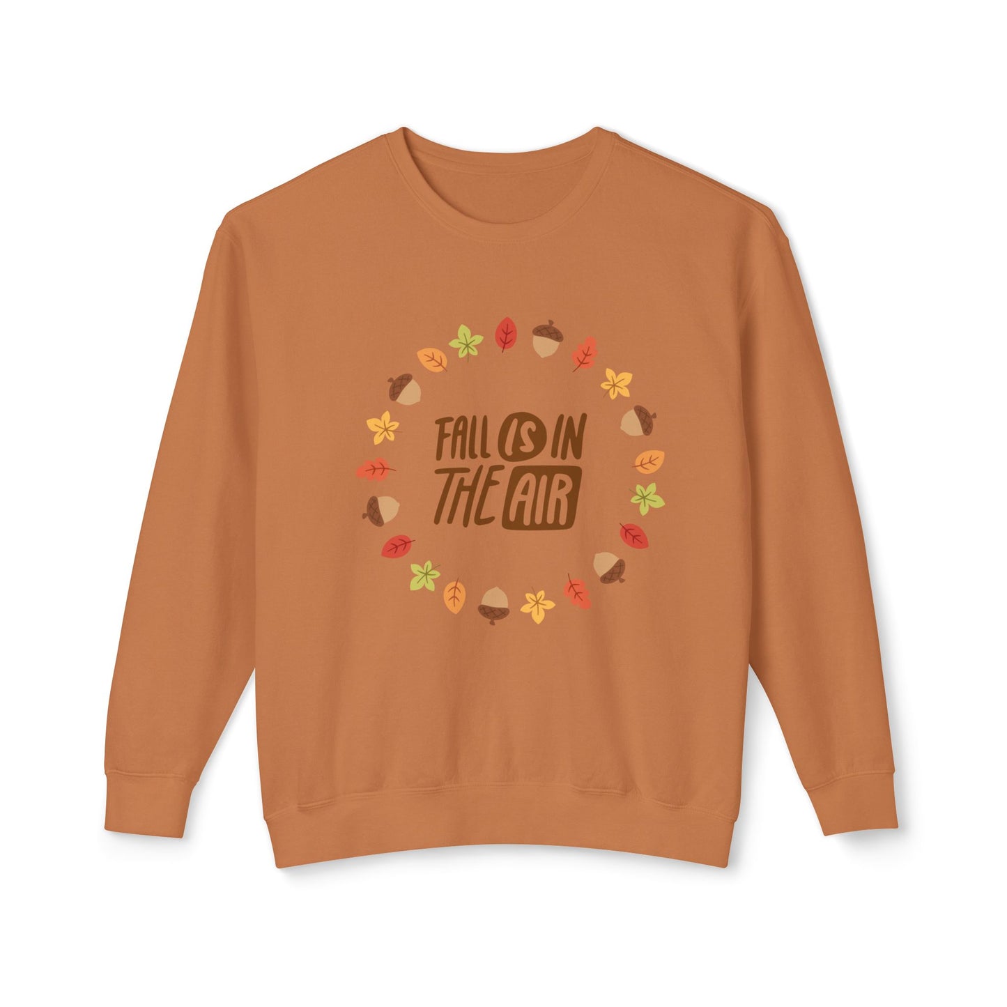 Fall is in the air Unisex Lightweight Crewneck Sweatshirt