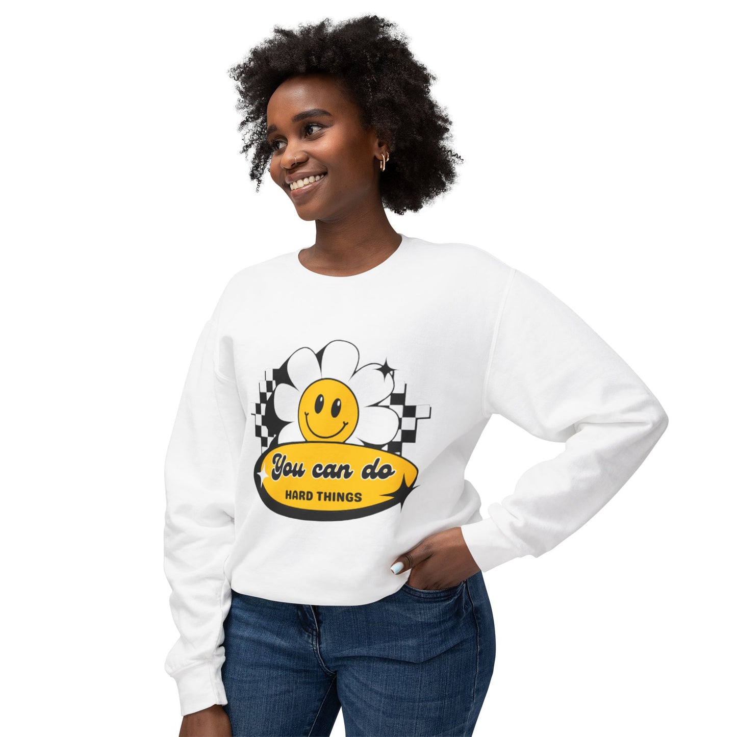 You can do hard things Crewneck Sweatshirt