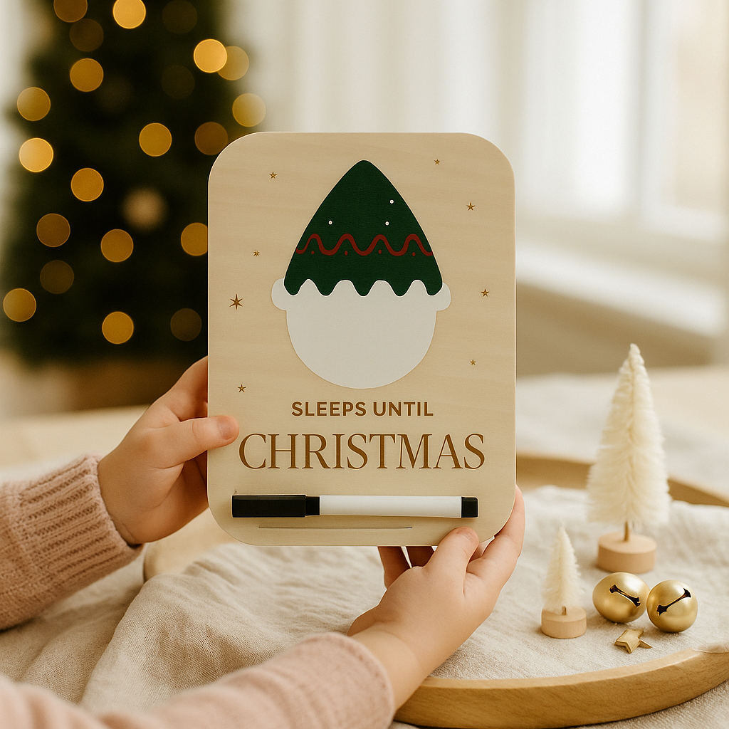 Classic Christmas Countdown Board - With Marker