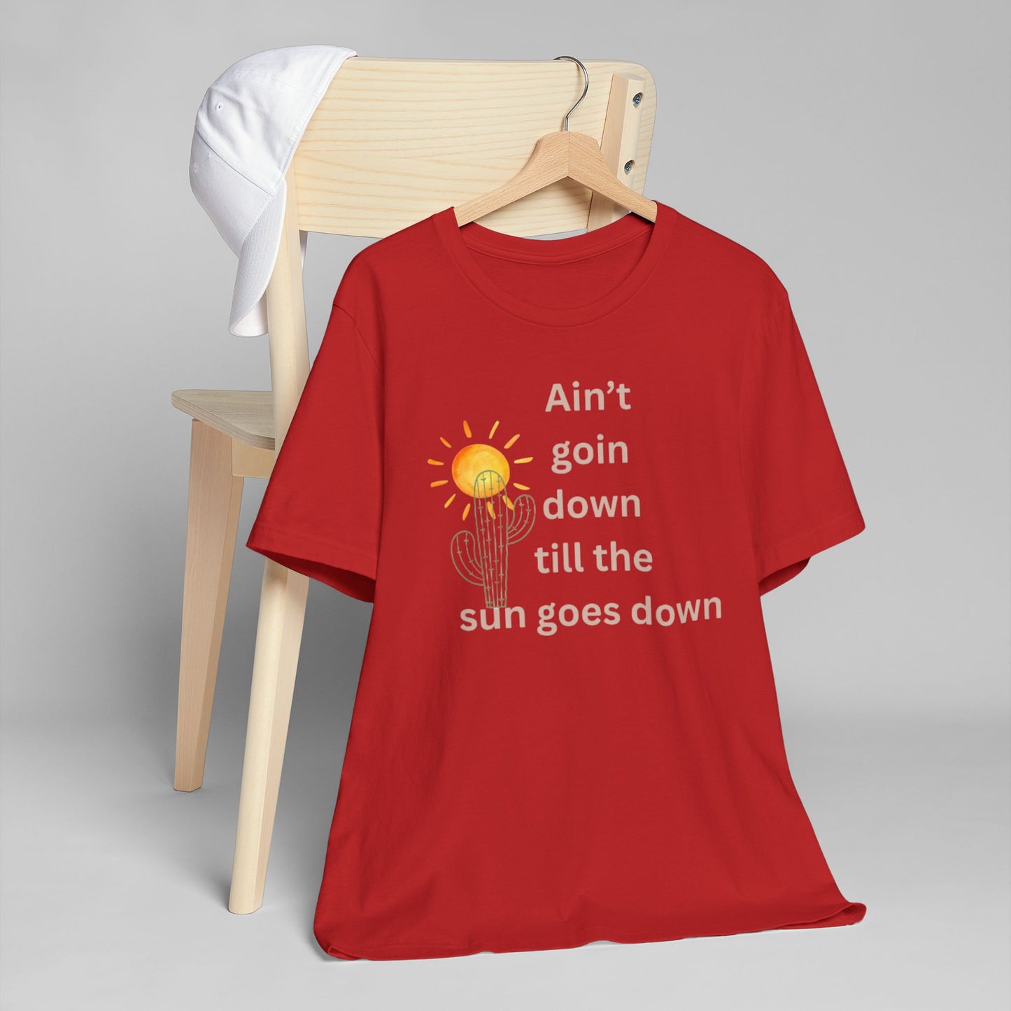 Until the sun goes down Unisex Jersey T-Shirt