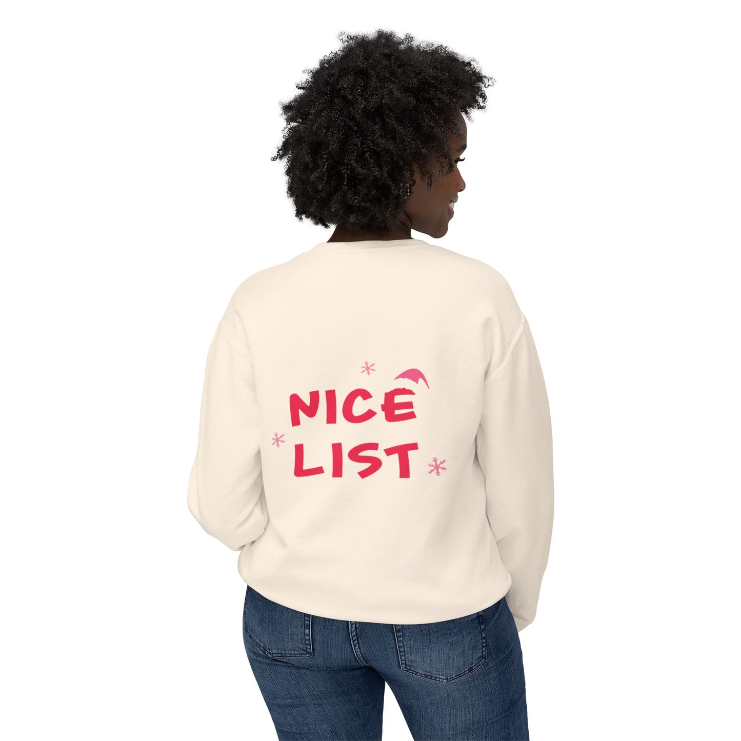 Nice list Unisex Lightweight Crewneck Sweatshirt