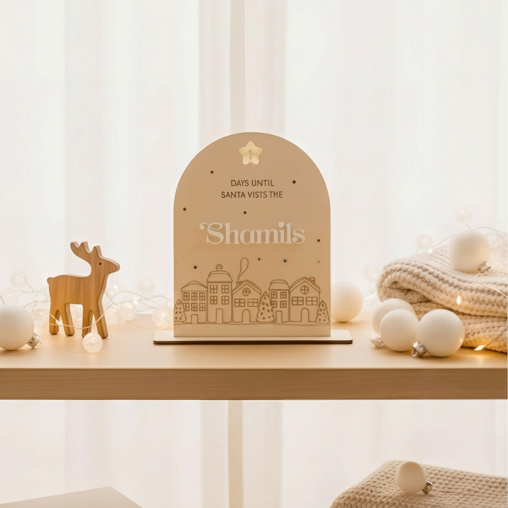 The Christmas Countdown Board - Spinning countdown