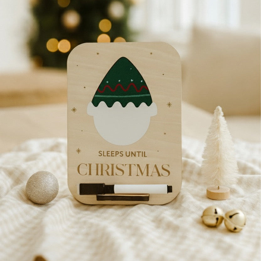 Classic Christmas Countdown Board - With Marker