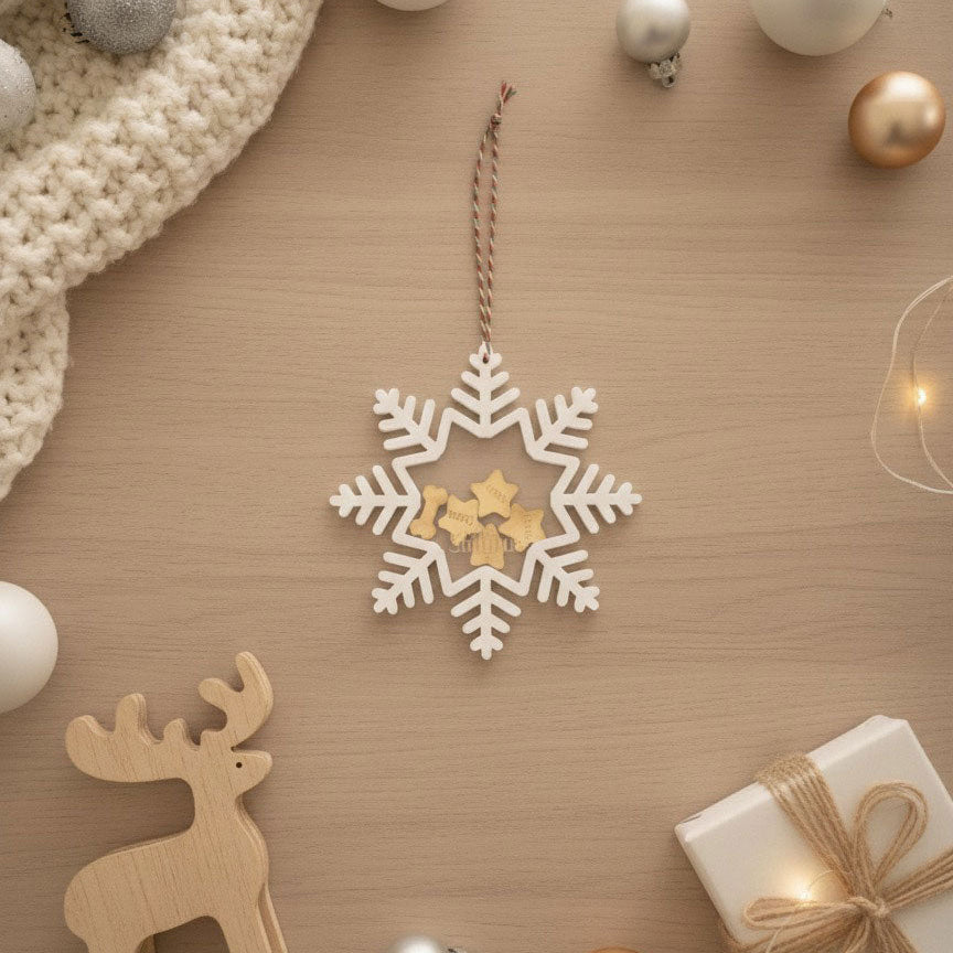 Snowflake Family Story Ornament